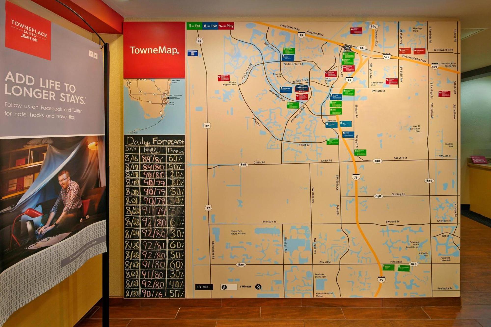 Towneplace Suites By Marriott Fort Lauderdale Weston Eksteriør bilde